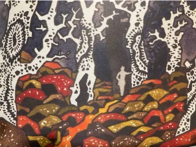 Светлана Стойчева, Гората в символистичните пейзажи на Николай Райнов